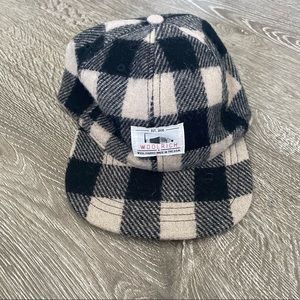 Woolrich Black White Buffalo Plaid Check Hat